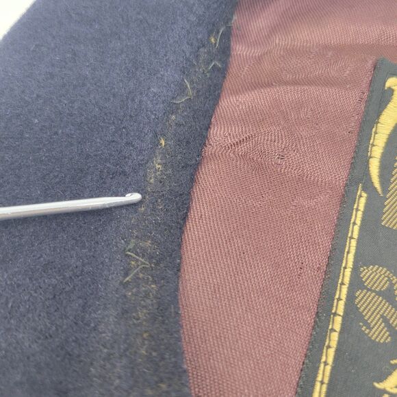 Vintage Bilbao Black Pure Wool Beret Hat Football - Picture 6 of 8